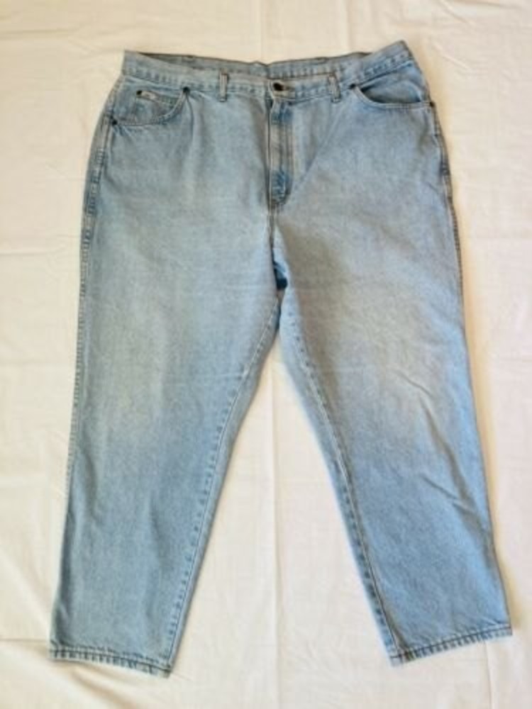 Vintage 80's 90's CHIC denim mom jeans sz 26 Hi Rise Tapered Faded USA made EUC